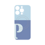 プレミアムパネル with MagSafe［ オリジナル - initial two tone - P blue ］