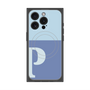 プレミアムパネル with MagSafe［ オリジナル - initial two tone - P blue ］