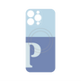 プレミアムパネル with MagSafe［ オリジナル - initial two tone - P blue ］