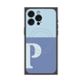 プレミアムパネル with MagSafe［ オリジナル - initial two tone - P blue ］