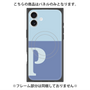 プレミアムパネル with MagSafe［ オリジナル - initial two tone - P blue ］