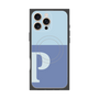 プレミアムパネル with MagSafe［ オリジナル - initial two tone - P blue ］