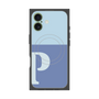プレミアムパネル with MagSafe［ オリジナル - initial two tone - P blue ］