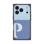 プレミアムパネル with MagSafe［ オリジナル - initial two tone - P blue ］