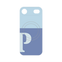 プレミアムパネル with MagSafe［ オリジナル - initial two tone - P blue ］