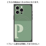 プレミアムパネル with MagSafe［ オリジナル - initial two tone - P green ］