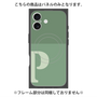 プレミアムパネル with MagSafe［ オリジナル - initial two tone - P green ］