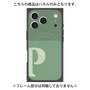 プレミアムパネル with MagSafe［ オリジナル - initial two tone - P green ］