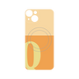 プレミアムパネル with MagSafe［ オリジナル - initial two tone - Q orange ］
