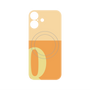 プレミアムパネル with MagSafe［ オリジナル - initial two tone - Q orange ］
