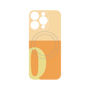 プレミアムパネル with MagSafe［ オリジナル - initial two tone - Q orange ］