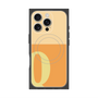 プレミアムパネル with MagSafe［ オリジナル - initial two tone - Q orange ］