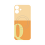 プレミアムパネル with MagSafe［ オリジナル - initial two tone - Q orange ］