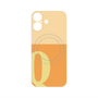 プレミアムパネル with MagSafe［ オリジナル - initial two tone - Q orange ］