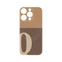 プレミアムパネル with MagSafe［ オリジナル - initial two tone - Q brown ］
