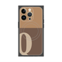 プレミアムパネル with MagSafe［ オリジナル - initial two tone - Q brown ］