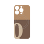 プレミアムパネル with MagSafe［ オリジナル - initial two tone - Q brown ］