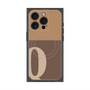 プレミアムパネル with MagSafe［ オリジナル - initial two tone - Q brown ］