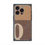 プレミアムパネル with MagSafe［ オリジナル - initial two tone - Q brown ］