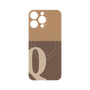 プレミアムパネル with MagSafe［ オリジナル - initial two tone - Q brown ］