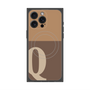プレミアムパネル with MagSafe［ オリジナル - initial two tone - Q brown ］