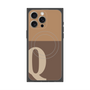 プレミアムパネル with MagSafe［ オリジナル - initial two tone - Q brown ］