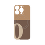 プレミアムパネル with MagSafe［ オリジナル - initial two tone - Q brown ］