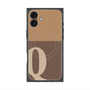 プレミアムパネル with MagSafe［ オリジナル - initial two tone - Q brown ］