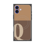 プレミアムパネル with MagSafe［ オリジナル - initial two tone - Q brown ］