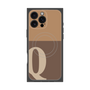 プレミアムパネル with MagSafe［ オリジナル - initial two tone - Q brown ］