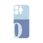 プレミアムパネル with MagSafe［ オリジナル - initial two tone - Q blue ］