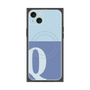 プレミアムパネル with MagSafe［ オリジナル - initial two tone - Q blue ］