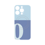プレミアムパネル with MagSafe［ オリジナル - initial two tone - Q blue ］