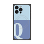 プレミアムパネル with MagSafe［ オリジナル - initial two tone - Q blue ］