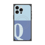 プレミアムパネル with MagSafe［ オリジナル - initial two tone - Q blue ］