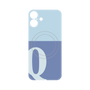 プレミアムパネル with MagSafe［ オリジナル - initial two tone - Q blue ］
