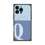 プレミアムパネル with MagSafe［ オリジナル - initial two tone - Q blue ］