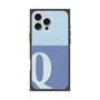 プレミアムパネル with MagSafe［ オリジナル - initial two tone - Q blue ］