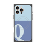 プレミアムパネル with MagSafe［ オリジナル - initial two tone - Q blue ］