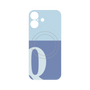 プレミアムパネル with MagSafe［ オリジナル - initial two tone - Q blue ］