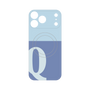 プレミアムパネル with MagSafe［ オリジナル - initial two tone - Q blue ］