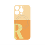 プレミアムパネル with MagSafe［ オリジナル - initial two tone - R orange ］