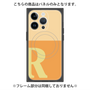 プレミアムパネル with MagSafe［ オリジナル - initial two tone - R orange ］