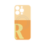 プレミアムパネル with MagSafe［ オリジナル - initial two tone - R orange ］