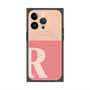 プレミアムパネル with MagSafe［ オリジナル - initial two tone - R pink ］