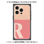 プレミアムパネル with MagSafe［ オリジナル - initial two tone - R pink ］