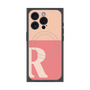 プレミアムパネル with MagSafe［ オリジナル - initial two tone - R pink ］