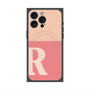プレミアムパネル with MagSafe［ オリジナル - initial two tone - R pink ］