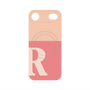 プレミアムパネル with MagSafe［ オリジナル - initial two tone - R pink ］