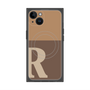 プレミアムパネル with MagSafe［ オリジナル - initial two tone - R brown ］